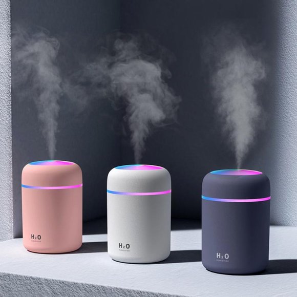 Portable 300ml Humidifier Mini Ultrasonic Air Humidifier - Picture 7 of 8